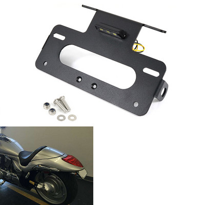 Alkalmas Suzuki Boulevard M109R M109 M109Rs M1800Rs 2006-2022 rendszámtábla-tartó konzolhoz, hátsó farok rendes sárvédő készlet