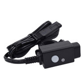 Kettős USB-portos motorkerékpár-kormánytöltő vízálló négyzet alakú tápcsatlakozó-adapter kapcsoló jelzőfénnyel
