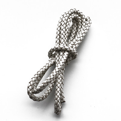 Mibrow 1 metras 3/4/5/6 mm apvalios pintos odinės virvelės Vintažinės juodos kavos odinės virvelės apyrankėms papuošalams gaminti