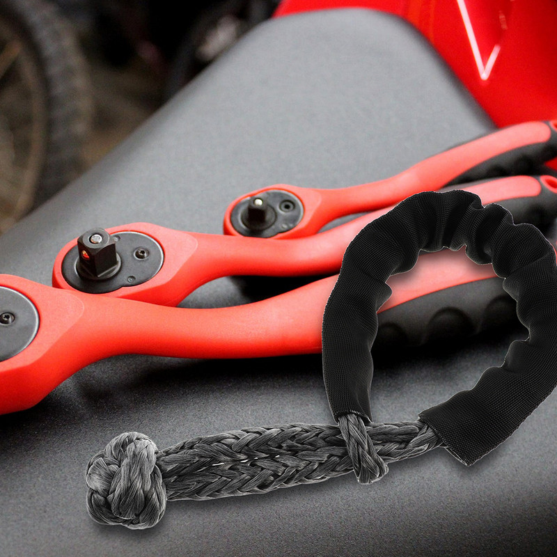 Cătuș frânghie Cureaua Troliu Recuperare Curele de remorcare Nailon sintetic Protecție de remorcare Arboresc Cablu mașină Conector de smuls pentru vehicul Cârlig Greu