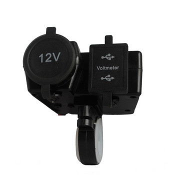 Πρίζα αναπτήρα μοτοσικλέτας Power 5V 4.2A Dual USB Charger 12V-24V for Motorcycle Accessories Adapter Power