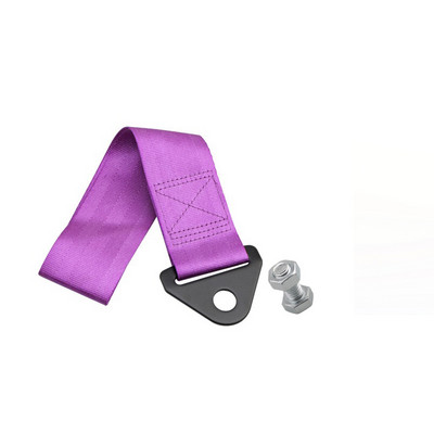 Cureaua universală de remorcare de curse din nailon de înaltă rezistență cu cataramă metalică și șurub Design de curse Curea de remorcare curea de remorcare Decalcomanii