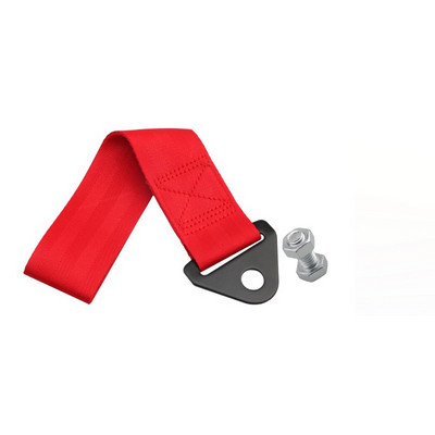 Cureaua universală de remorcare de curse din nailon de înaltă rezistență cu cataramă metalică și șurub Design de curse Curea de remorcare curea de remorcare Decalcomanii