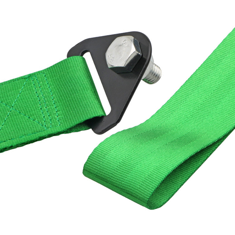 Cureaua universală de remorcare de curse din nailon de înaltă rezistență cu cataramă metalică și șurub Design de curse Curea de remorcare curea de remorcare Decalcomanii