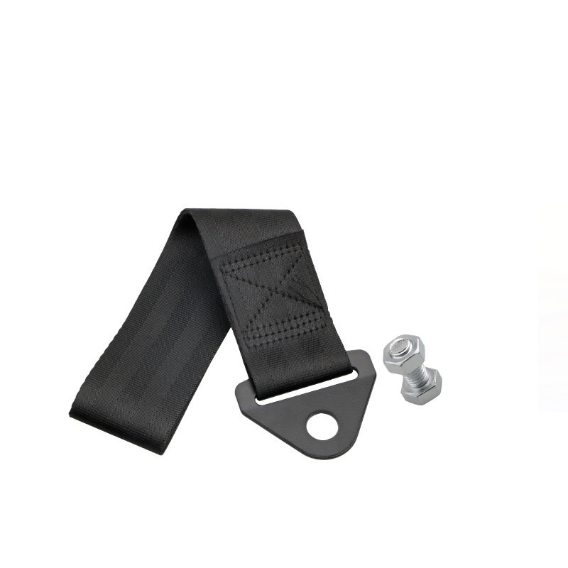 Cureaua universală de remorcare de curse din nailon de înaltă rezistență cu cataramă metalică și șurub Design de curse Curea de remorcare curea de remorcare Decalcomanii