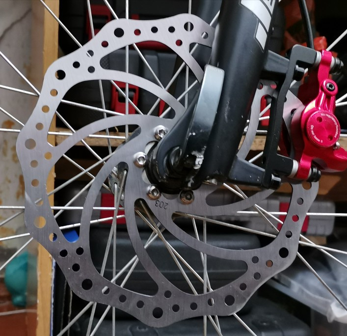 Rotor de frână cu disc pentru bicicletă Teyssor cu 6 șuruburi, potrivit pentru bicicleta de drum, bicicleta de munte, BMX MTB, 140 mm, 160 mm, 180 mm, 203 mm