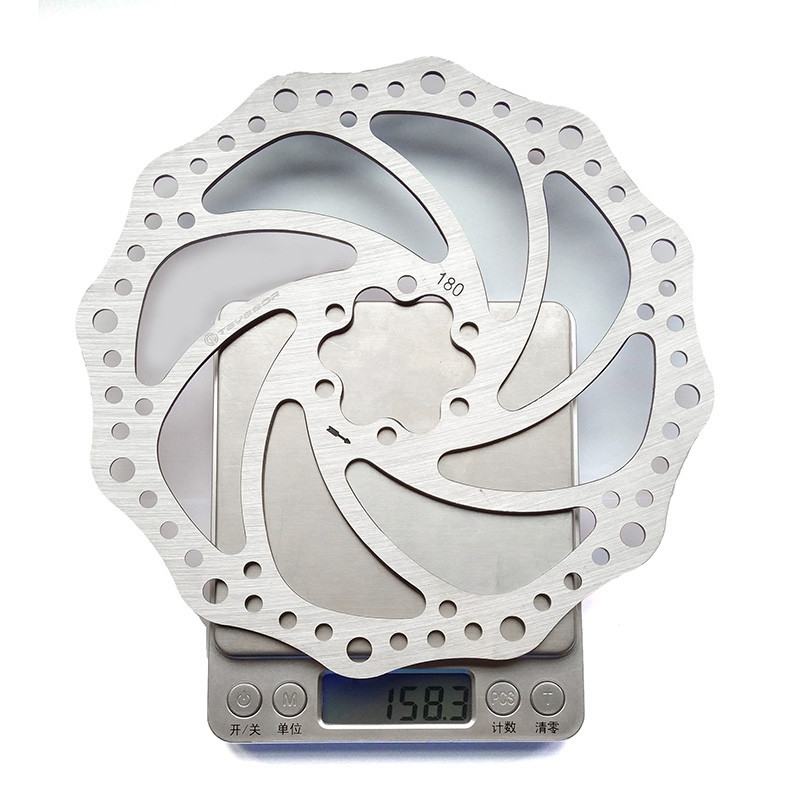 Rotor de frână cu disc pentru bicicletă Teyssor cu 6 șuruburi, potrivit pentru bicicleta de drum, bicicleta de munte, BMX MTB, 140 mm, 160 mm, 180 mm, 203 mm