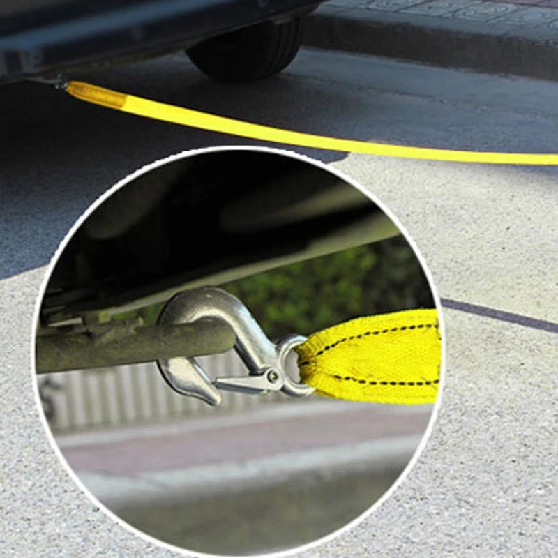 Frânghie de remorcare a mașinii, puternică, de 4M, 3 tone