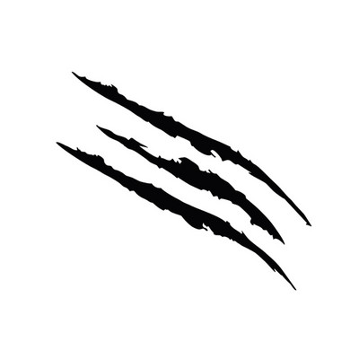 Car Monster Claw Scratch Decal Autocolant reflectorizant pentru Auto Auto faruri Decorare Vinil Decal