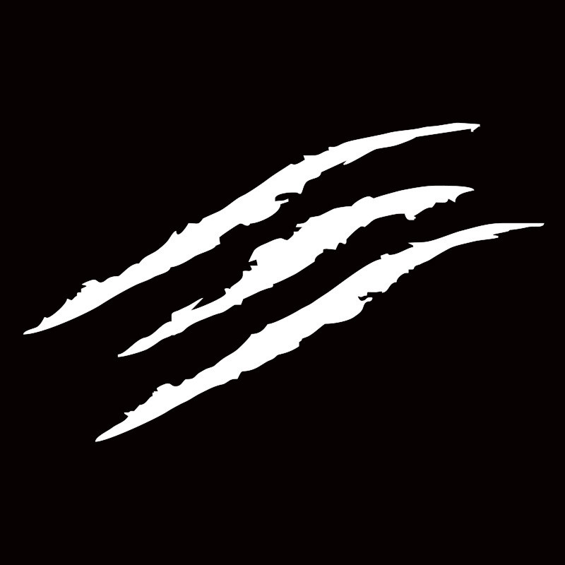 Car Monster Claw Scratch Decal Autocolant reflectorizant pentru Auto Auto faruri Decorare Vinil Decal
