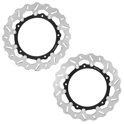 BIKINGBOY S1000RR 09 10 11 12 13 14 15 S 1000 RR Roata turnata 19 20 21 S1000R 14-17 S1000XR 15-21 Disc frana fata Discuri Rotros