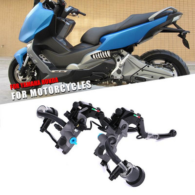 1 pāris CNC motociklam modificētu vispārīgu piederumu Abalone dubultā sūkņa sajūga bremžu dubultā eļļas krūze 22 Mm hidrauliskais augšējais sūknis