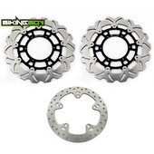 BIKINGBOY Discuri de frana fata spate Discuri Rotoare pentru BMW F 700 GS 2013-2017 F 800 GS 09-18 10 11 12 F800GS Adventure 13 14 15 16 17