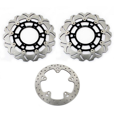 BIKINGBOY Discuri de frana fata spate Discuri Rotoare pentru BMW F 700 GS 2013-2017 F 800 GS 09-18 10 11 12 F800GS Adventure 13 14 15 16 17