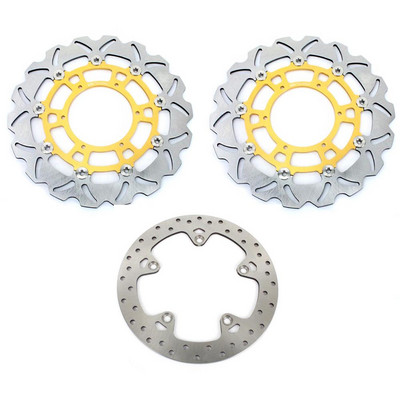 BIKINGBOY Discuri de frana fata spate Discuri Rotoare pentru BMW F 700 GS 2013-2017 F 800 GS 09-18 10 11 12 F800GS Adventure 13 14 15 16 17