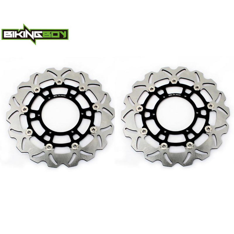 BIKINGBOY Discuri de frana fata spate Discuri Rotoare pentru BMW F 700 GS 2013-2017 F 800 GS 09-18 10 11 12 F800GS Adventure 13 14 15 16 17
