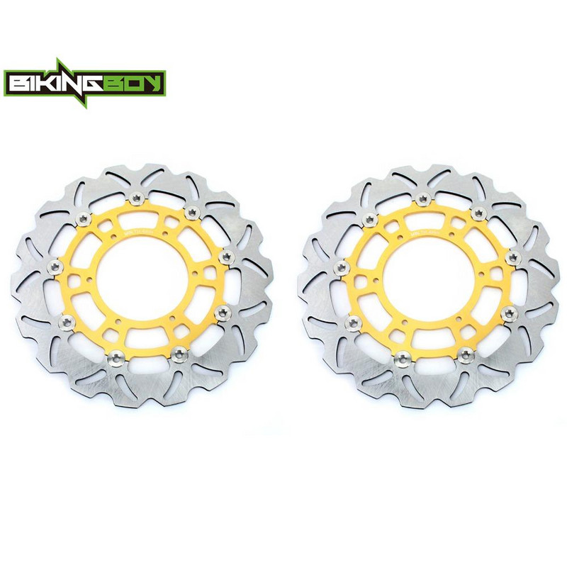 BIKINGBOY Discuri de frana fata spate Discuri Rotoare pentru BMW F 700 GS 2013-2017 F 800 GS 09-18 10 11 12 F800GS Adventure 13 14 15 16 17
