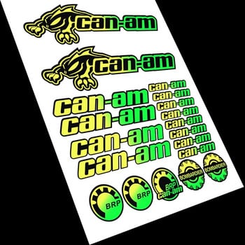 Για CAN-AM Gradient Graphic Decals Αυτοκόλλητα Σετ Vinyl Laminated Adhesive Quad Atv