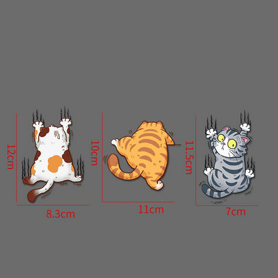 Autokass Loomade 3D-kleebised Isikupärastatud Lõbusad Lemmikloomade Autokleebised Kere katted Kraapimiskleebised Mootorratta kaunistused