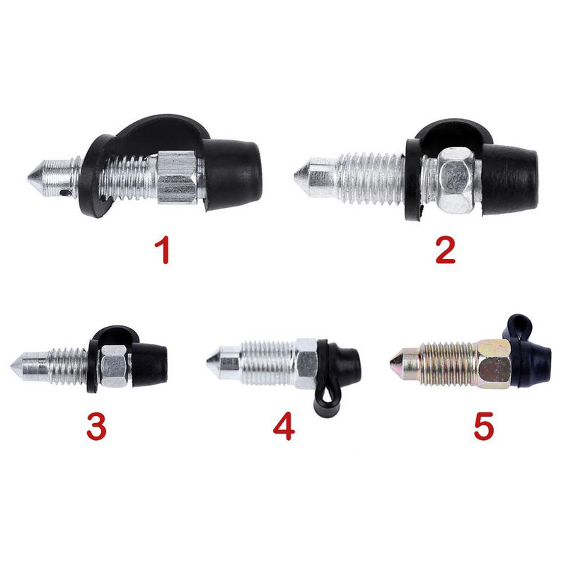 Universalus patvarus kelių dydžių automobilių motociklų stabdžių siurblys, stabdžių apkaba, išmetimo varžto antgalis, skirtas Kawasaki Suzuki Honda