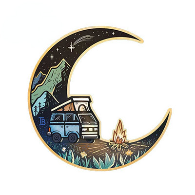 Autocolant pentru mașină Van Life Ocluzie ferestre de mașină Scratch Decals Laptop Caravan Decor Autocolant rezistent la apă PVC, 15 cm