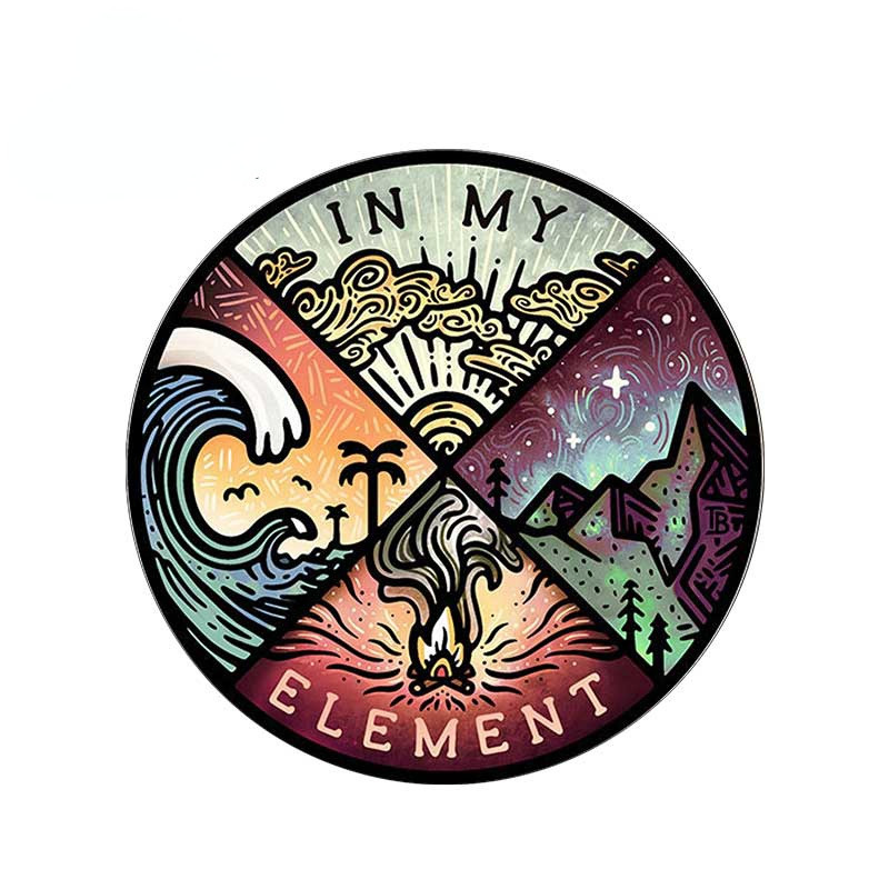 Autocolant pentru mașină Van Life Ocluzie ferestre de mașină Scratch Decals Laptop Caravan Decor Autocolant rezistent la apă PVC, 15 cm