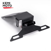 Suport pentru plăcuță de înmatriculare pentru Kawasaki NINJA H2 SX 2019-2021 Suport pentru apărătoare pentru coadă spate pentru motocicletă Cadru de lumină cu LED pentru NINJA 2020