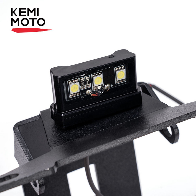 Suport pentru plăcuță de înmatriculare pentru Kawasaki NINJA H2 SX 2019-2021 Suport pentru apărătoare pentru coadă spate pentru motocicletă Cadru de lumină cu LED pentru NINJA 2020