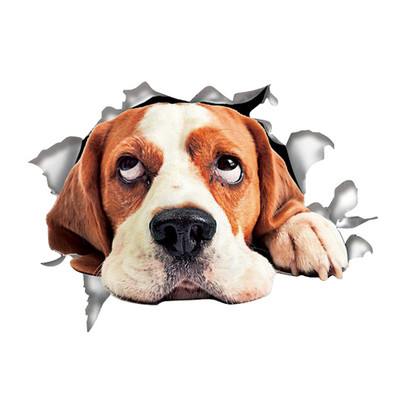 Autocolant pentru mașină 1 buc. Autocolant 3D stereo pentru mașină cu animale creativ, pisică, câine, autocolant pentru ferestre autocolante drăguțe pentru mașină, ornament pentru mașină, casă