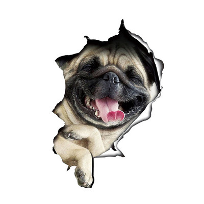 Autocolant pentru mașină 1 buc. Autocolant 3D stereo pentru mașină cu animale creativ, pisică, câine, autocolant pentru ferestre autocolante drăguțe pentru mașină, ornament pentru mașină, casă