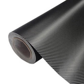 50 cm x 200 cm-es 3D szénszálas vinil autófólia tekercsfólia autómatricák és matricák motorkerékpárokhoz, autóformázó kiegészítők, autók
