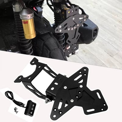 Motociklas skirtas HONDA ADV150 adv 150 X-adv X-ADV150 2019-2020 valstybinio numerio laikiklis LED šviesos uodegos tvarkingas sparnų šalinimas
