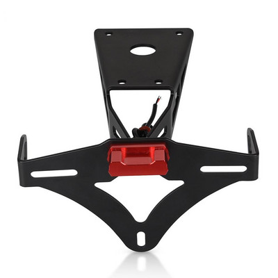 Motocikla astes kārtīgs numura zīmes turētājs ar LED gaismas atbalsta statīvu priekš Ducati 899 959 1199 1299 Panigale Fender Eliminator