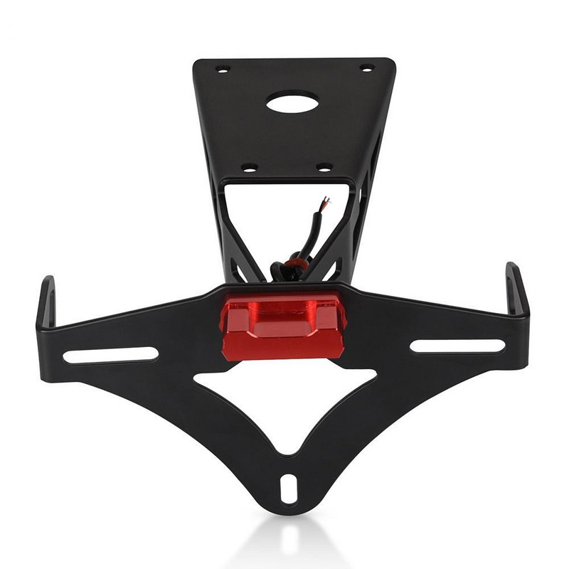 Motorkerékpár Tail Tidy rendszámtábla tartó LED-es fénytartó állvánnyal Ducati 899 959 1199 1299 Panigale sárvédő Eliminatorhoz
