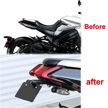 Κατάλληλο για Suzuki GSXS1000S GSX-S 1000 S GSX-S1000S Katana 2019-2022 Tail Tidy Fender Kit Eliminator Στήριγμα πινακίδας κυκλοφορίας