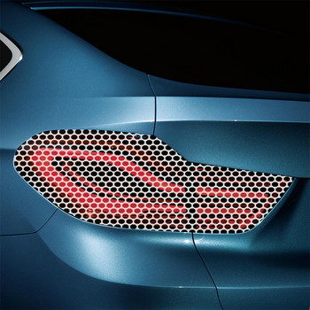 Αυτοκόλλητα αυτοκινήτου Honeycomb Πίσω πίσω φως Διακοσμητικά αυτοκόλλητα Δημιουργικά αυτοκόλλητα φωτός αυτοκινήτου Ανακλαστικό υλικό Κατασκευή Αυτοκόλλητα