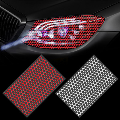 Car Stickers Honeycomb Rear Tail Light Decorative Stickers Creative Car Light Stickers Reflective Material Manufacturing Decal
