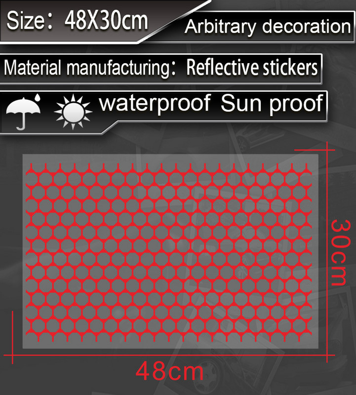 Automobilių lipdukai korio galinis galinis žibintas Dekoratyviniai lipdukai Kūrybiniai automobilio žibintų lipdukai šviesą atspindinčios medžiagos gamybos lipdukas