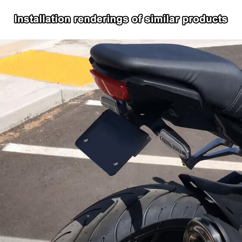 Suport pentru plăcuță de înmatriculare Suport cadru Kit de eliminare a aripilor pentru coadă, potrivit pentru Honda CB125R NEO Sports Cafe CB150R CB300R 2018-2022