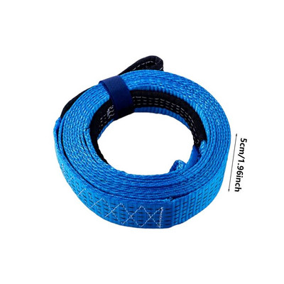 8T 5M Cureaua de remorcare Coardă de remorcare pentru mașini pentru sarcini grele Remorcă automată Instrumente de remorcare de urgență Accesorii auto Accesorii off-road