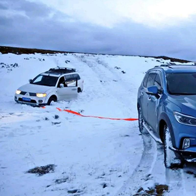 8T 5M Cureaua de remorcare Coardă de remorcare pentru mașini pentru sarcini grele Remorcă automată Instrumente de remorcare de urgență Accesorii auto Accesorii off-road
