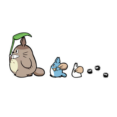 Jpct creativ film clasic de desene animate „Vecinul meu Totoro” autocolant decorativ pentru RV, capac rezervor de combustibil autocolant impermeabil 20cmx8.7cm