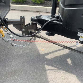 ΝΕΟ Ταξιδιωτικό τρέιλερ Anti-Lost Cable Coiled Easy Installation with Spring Clip Safety Breakaway Cable Camping Car