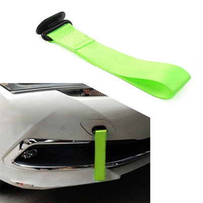 Curea de remorcare a mașinii, 8 culori, curea de frânghie, cârlig universal pentru bara de protecție spate/față