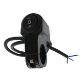 Motorkerékpár fényszóró kapcsoló 220 W kormány billenő kapcsoló 12-60 V bemeneti feszültség alumínium ötvözet harmadik sebességfokozatú kormány be/ki kapcsoló