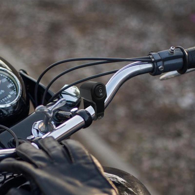 Motorkerékpár fényszóró kapcsoló 220 W kormány billenő kapcsoló 12-60 V bemeneti feszültség alumínium ötvözet harmadik sebességfokozatú kormány be/ki kapcsoló