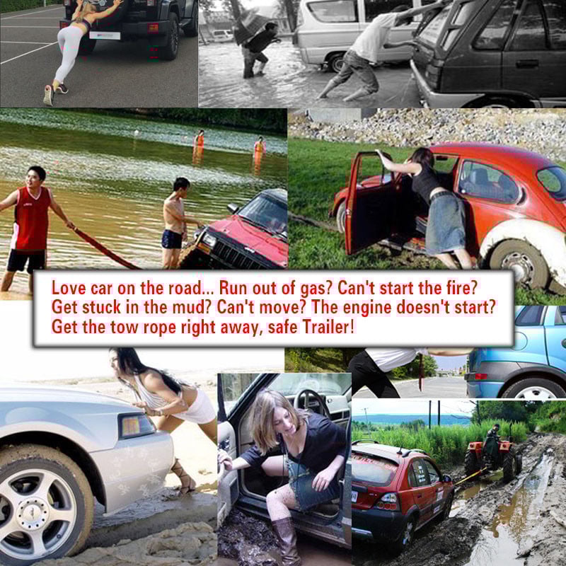 3M sunkiasvorių 5 tonų automobilio vilkimo trosas, vilkimo lyno juostos kabliukai furgono kelio atstatymas, skirtas Audi/Benz/Buick/Skoda/Mazda/Ford/Toyota/BMW