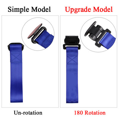 Universal 1pc Car Tow Towing Strap Belt Rope Rally Hook Rear/Front Bumper Trailer With Sticker BAG021