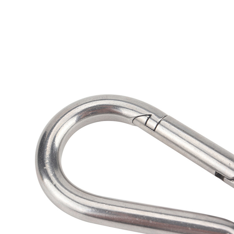 Apsaugos nuo kritimo / nuo kritimo jungtis RV valtims ir daugiau RV priekabos saugos elastinė virvė SS draudimo sagtis, spyruoklinis kablys 80 mm