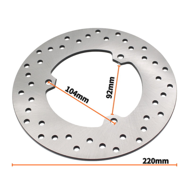 Motociklo galinio stabdžių disko rotorius 220 mm 5 mm, skirtas Yamaha YZF-R3 (321cc/ABS) 15-19 MTN 320A (MT-03 321cc) 16-19